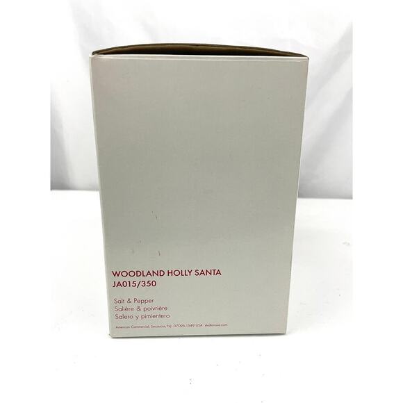 Studio Nova Woodland Holly Santa Claus Sack Salt & Pepper Set - Picture 7 of 15